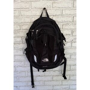 The North Face Recon Backpack Black Laptop Book School Travel Hiking Bag